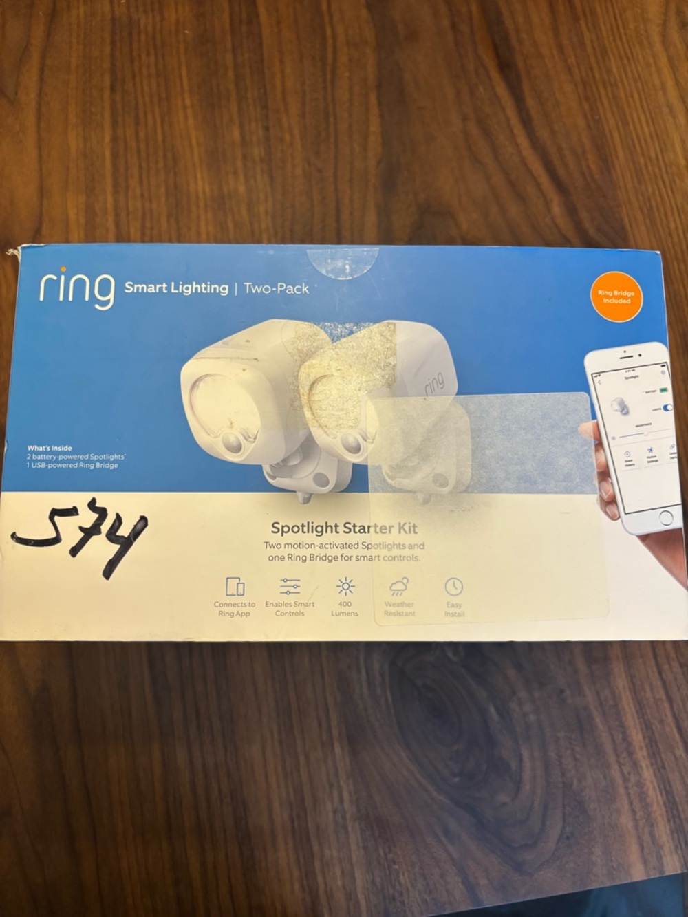 Ring Spotlight Starter Kit - White (Two-Pack)